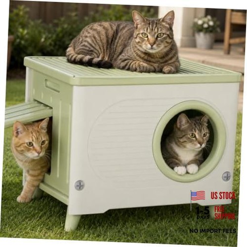 Outdoor cat house extra large - extra,