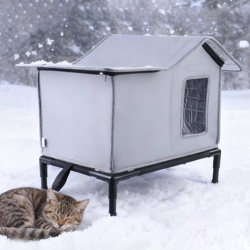 Insulated outdoor cat - insulated,