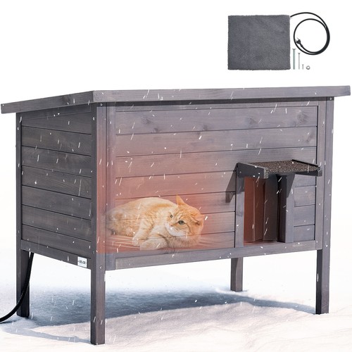 Vevor heated cat - house, outdoor