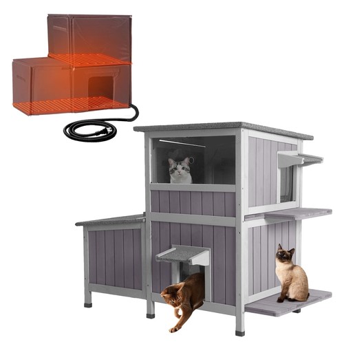Heated insulated cat - heated,