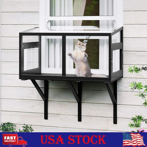 Cat window box enclosure for - enclosure,