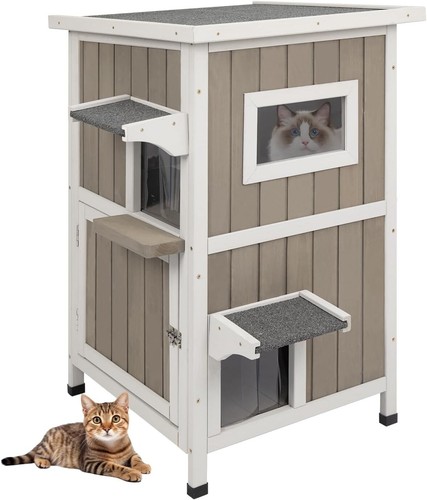 Petscosset outdoor cat house - petscosset,