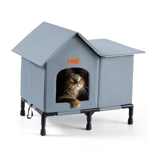 Insulated outdoor cat - cat, house