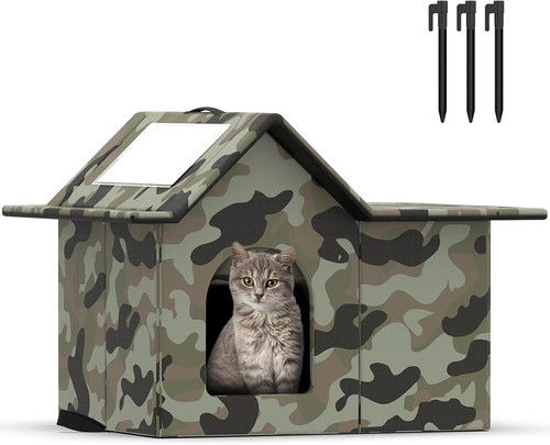 Outdoor cat house collapsible - outdoor,