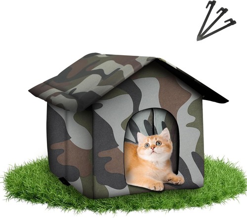 Outdoor cat house weatherproof - cat,