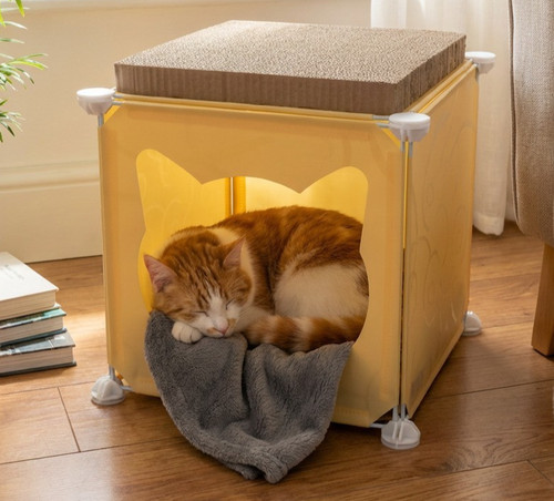 Cat house waterproof - cat, winter