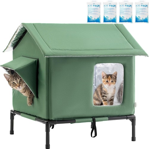 Weatherproof outdoor cat house - outdoor,