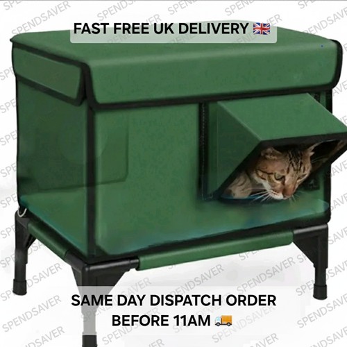 Insulated outdoor cat house - outdoor,