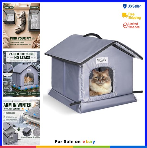 Outdoor cat house weatherproof - cat,