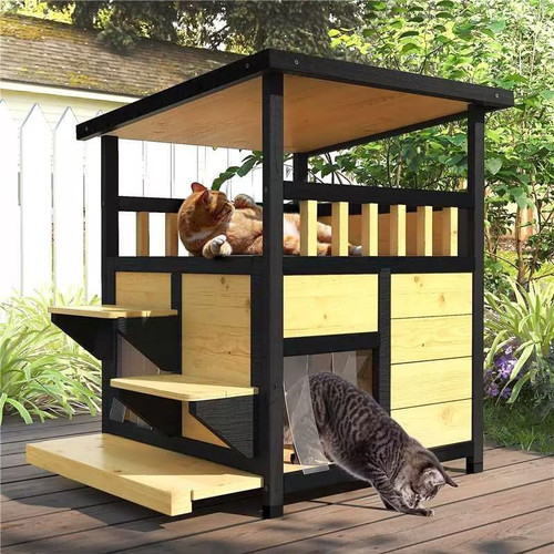 Outdoor cat house - cat,