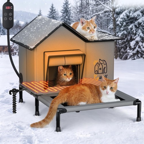 Outdoor cat house with thermal - cat,
