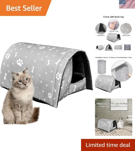 Warm waterproof outdoor cat - outdoor,