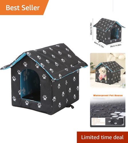 Weatherproof outdoor cat house - weatherproof,