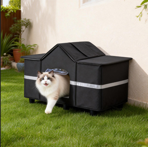 Waterproof outdoor cat house - outdoor,
