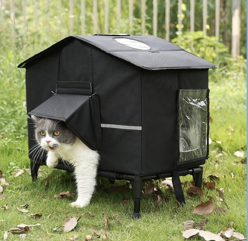 Veehoo outdoor cat house - outdoor,