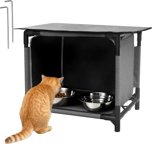 Weatherproof outdoor cat house - cat,