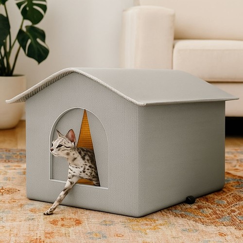 Cat house waterproof outdoor - cat,