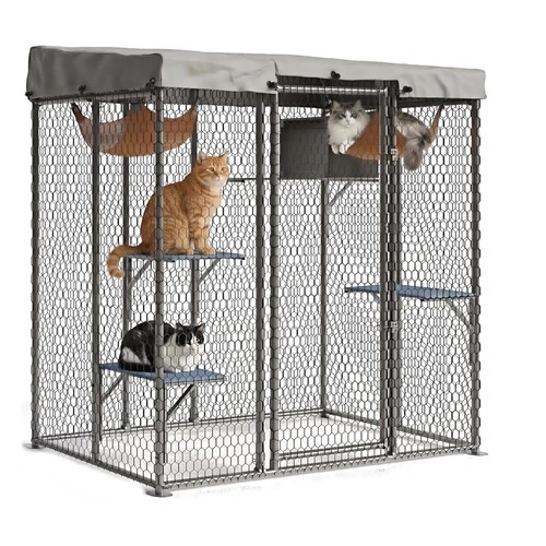 Outdoor cat house - 75.9"h,