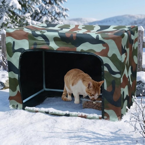 Outdoor cat house weatherproof - cat,