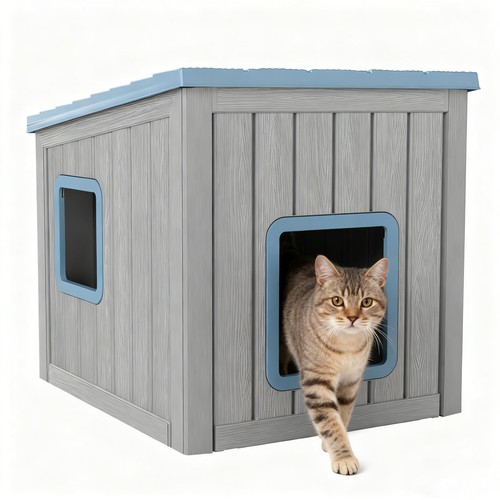 Outdoor cat house - cat, weatherproof