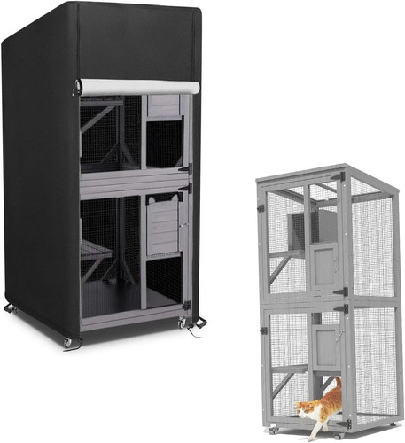 Outdoor cat house cover - cover, 4