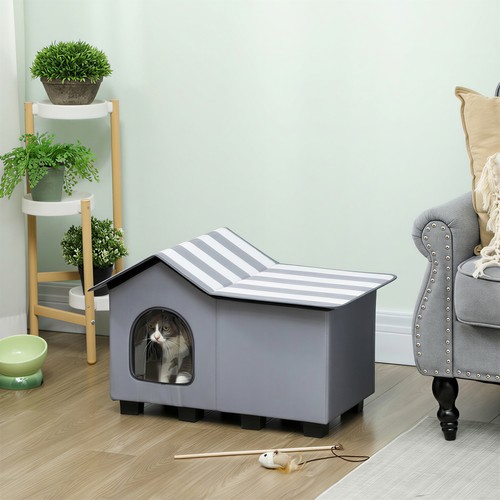 Pawhut outdoor cat - cat, house