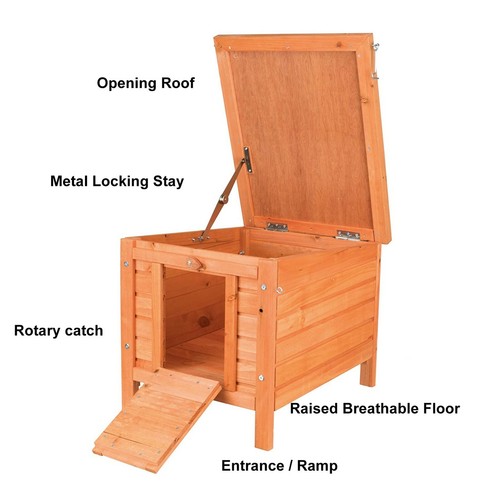 Outdoor wooden cat - outdoor,