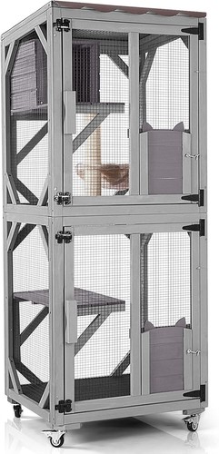 Outdoor cat enclosure - cat,