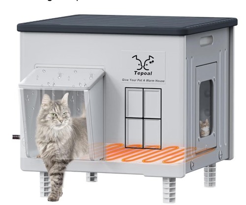 Comforting heated cat house - comforting,