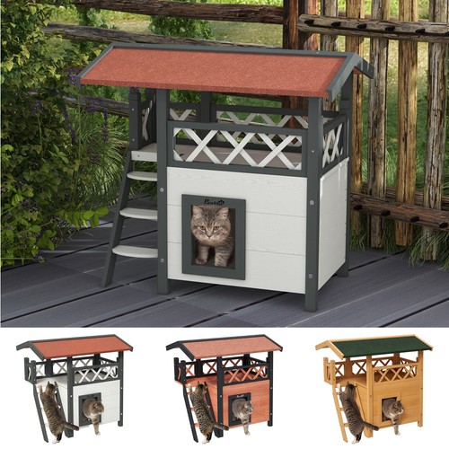 Pawhut outdoor cat house - outdoor,