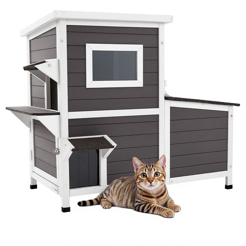 Vevor outdoor cat house - cat,
