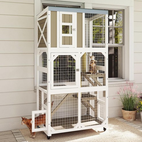 Petscosset large wooden catio - petscosset,