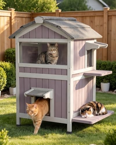 Cat house outdoor feral - house,