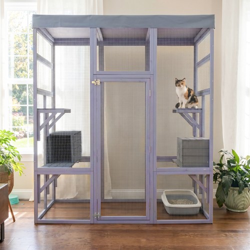 Large cat catio outdoor - cat,