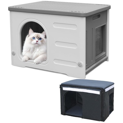 Insulated cat house - house, outdoor