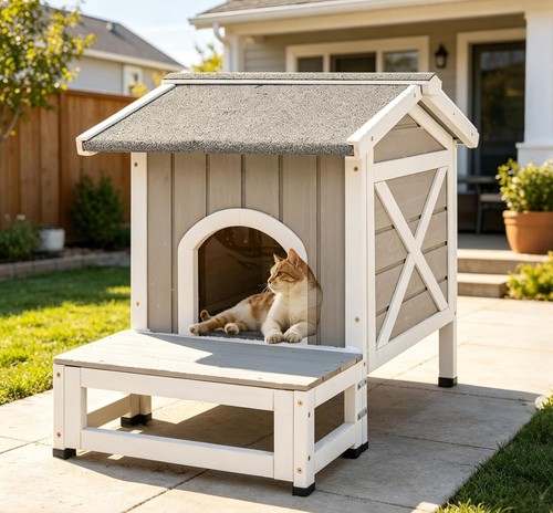 Cooling outdoor cat shelter - cooling,