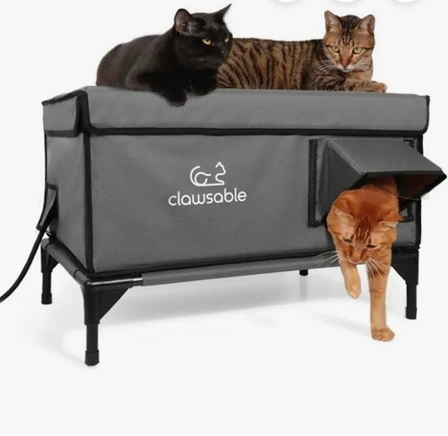Outdoor heated cat house - outdoor,
