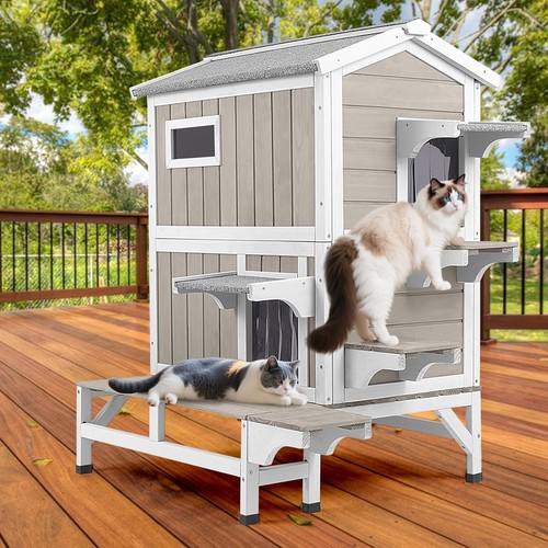 Petscosset outdoor cat house - petscosset,