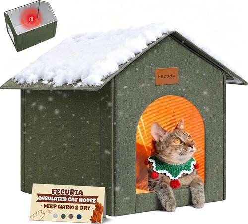 Insulated outdoor cat - outdoor, house