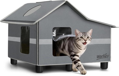 Outdoor cat house - cat,
