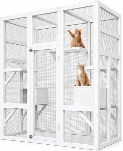Large outdoor cat enclosure - large,