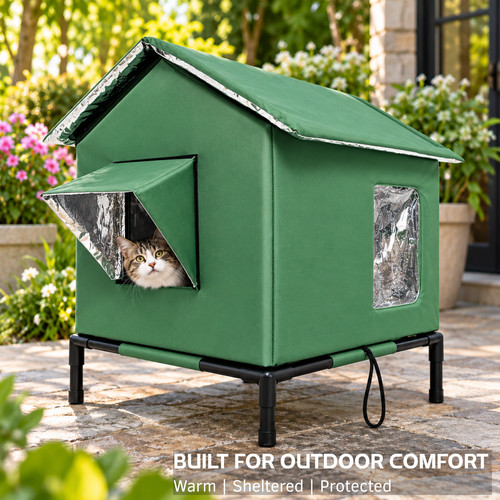 Large outdoor cat house - outdoor,
