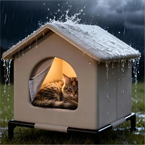 Waterproof stray cat - stray,