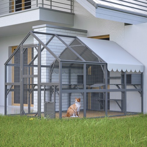 Large catio outdoor cat - outdoor,