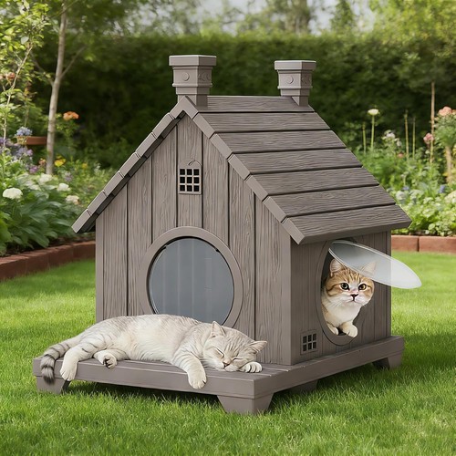 Outdoor cat house - outdoor,