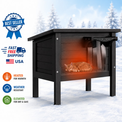 Outdoor cat house weatherproof - outdoor,