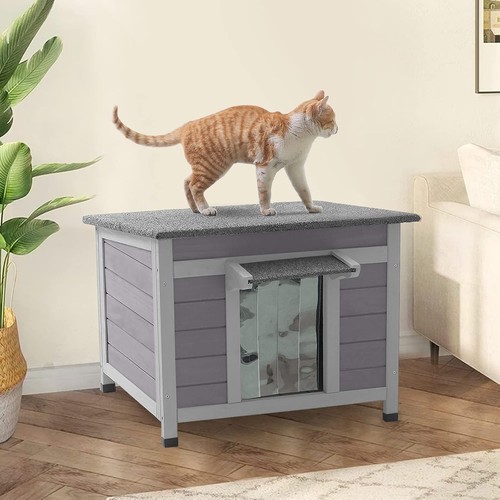 Wooden cat house for - wooden,