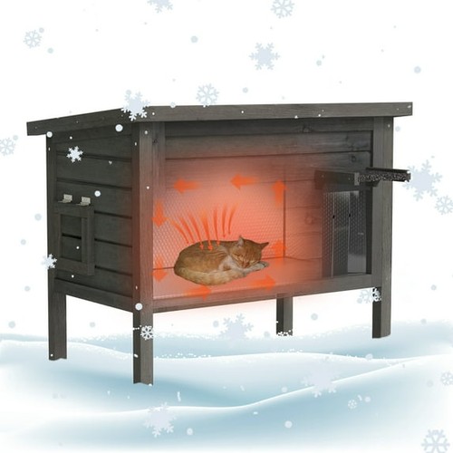 Outdoor cat house with - outdoor,