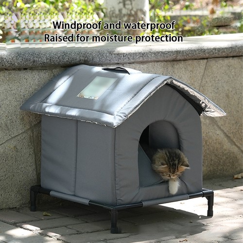 Insulated cat house warm - house,,